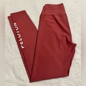 Peloton Solid Flex Legging Red Large